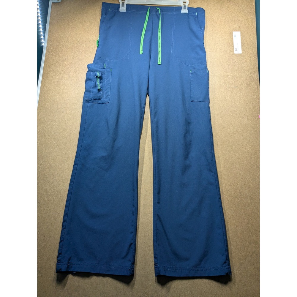 Carhartt Liberty Womens Navy Blue Scrub Pants Cargo Utility C52110 Size Large L